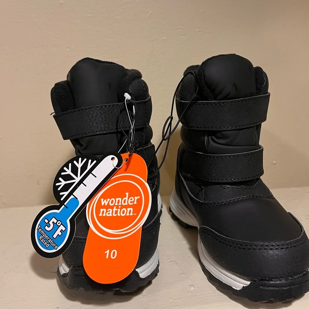 Wonder Nation Charcoal Boots